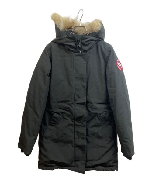 CANADA GOOSE（カナダグース）CANADA GOOSE (カナダグース) VICTORIA PARKA ブラック サイズ:S/Pの古着・服飾アイテム