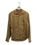 SUPREMEシュプリーム）の古着「snakeskin jacquard shirt」｜イエロー