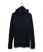 LIMI feuリミフゥ）の古着「Standard W/Washable Plain Stitch Monkey Sweater」｜ブラック