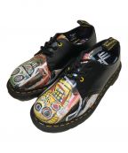 Dr.Martens×Jean-Michel Basquiatドクターマーチン×ジャン ミシェル バスキア）の古着「3ホールシューズ」｜ブラック