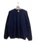 widedad（widedad）の古着「SUPER WIDE CASHMERE HENRY NECK」｜ネイビー