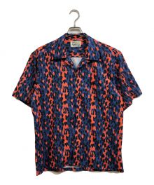 WACKO MARIA（ワコマリア）の古着「LEOPARD HAWAIIAN SHIRT」｜ブルー×レッド