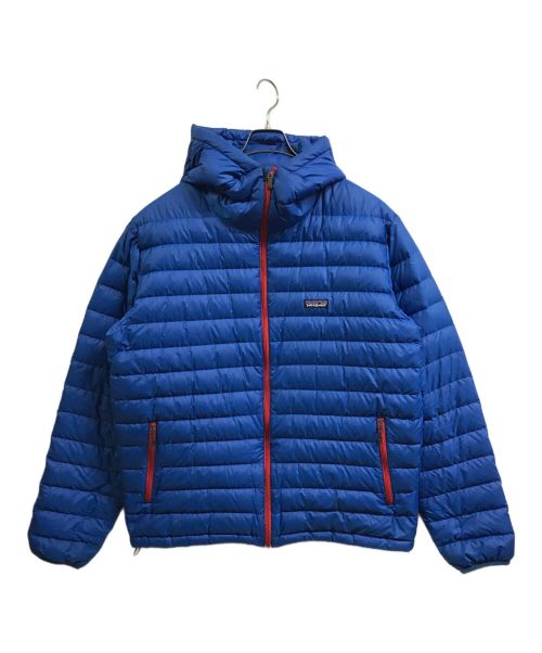 Patagonia（パタゴニア）Patagonia (パタゴニア) ダウンセーターフーディー ブルー サイズ:Lの古着・服飾アイテム