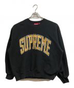 SUPREMEシュプリーム）の古着「23AW Inside Out Logo Crewneck Sweat Shirts」｜ブラック