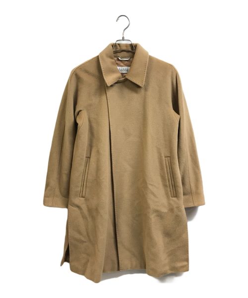 MaxMara（マックスマーラ）MaxMara (マックスマーラ) カシミヤ混ウールコート ブラウン サイズ:J36の古着・服飾アイテム