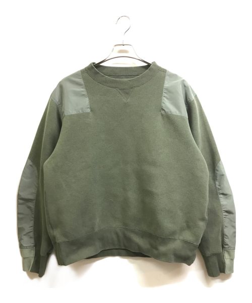 sacai（サカイ）sacai (サカイ) Sponge Sweat Pullover カーキ サイズ:3の古着・服飾アイテム