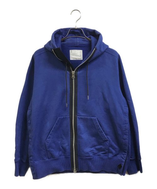 sacai（サカイ）sacai (サカイ) Sweat Jersey Hoodie ネイビー サイズ:2の古着・服飾アイテム