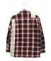 SEQUEL (シークエル) LINE NEL CHECK SHIRT レッド サイズ:XL：13000円