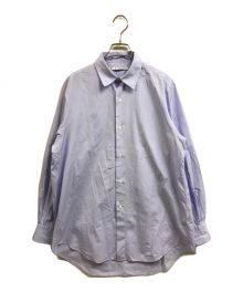 MAATEE&SONS（マーティーアンドサンズ）の古着「ELIZABETH REGULAR COLLAR SHIRTS」｜パープル