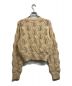 6(ROKU) BEAUTY&YOUTH (ロク ビューティーアンドユース) LILY YARN SUKASHI CARDIGAN ベージュ サイズ:-：10000円