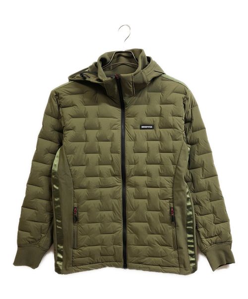 BRIEFING（ブリーフィング）BRIEFING (ブリーフィング) MEN'S HYBRID DOWN PARKA カーキ サイズ:L 未使用品の古着・服飾アイテム