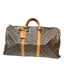 LOUIS VUITTON（ルイ ヴィトン）の古着「トラベルバッグ/キーポル・バンドリエール45」｜ブラウン