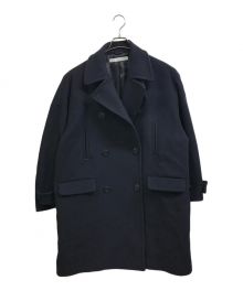 journal standard luxe（ジャーナルスタンダード リュクス）の古着「ジロンラムWメルトン Big-P-コート」｜ネイビー