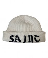 SAINT MICHAEL (セントマイケル) KNIT CAP ホワイト サイズ:OS