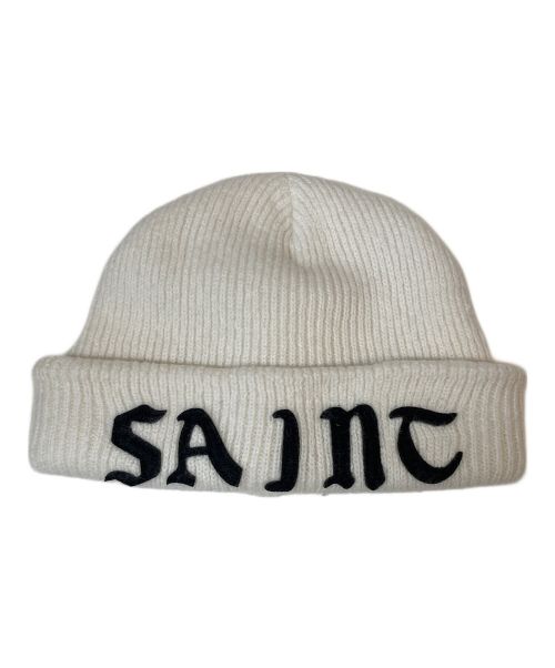 SAINT MICHAEL（セントマイケル）SAINT MICHAEL (セントマイケル) KNIT CAP ホワイト サイズ:OSの古着・服飾アイテム