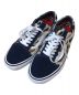 VANS（バンズ）の古着「「Leopard Old Skool」スニーカー」｜ネイビー×ベージュ