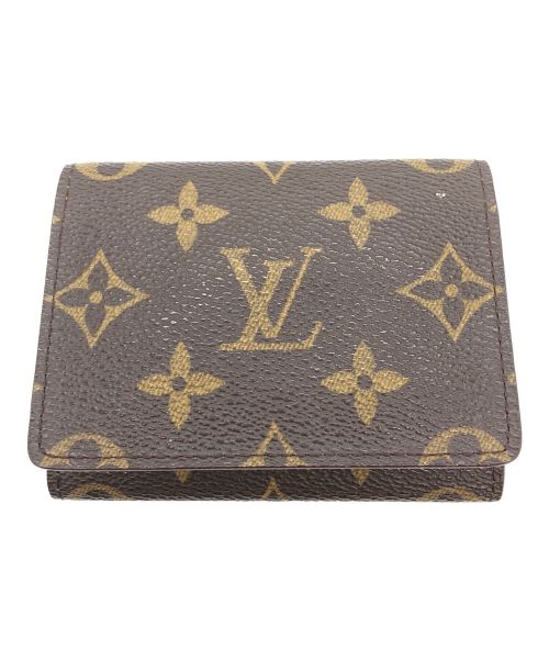 LOUIS VUITTON（ルイ ヴィトン）LOUIS VUITTON (ルイ ヴィトン) アンヴェロップ・カルト・ドゥ・ヴィジット ブラウンの古着・服飾アイテム