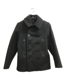 BUZZ RICKSON'S（バズリクソンズ）の古着「BLACK PEA COAT/WILLIAM GIBSON COLLECTION Type」｜ネイビー