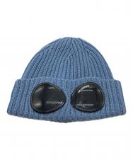 C.P COMPANY (シーピーカンパニー) Extra Fine Merino Wool Goggle Beanie ブルー