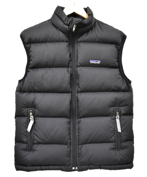 中古 古着通販 Patagonia パタゴニア ダウンベスト ブラック サイズ Kids Xl 実寸m程度 ブランド 古着通販 トレファク公式 Trefac Fashion