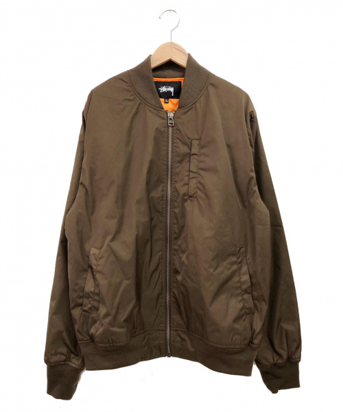 中古 古着通販 Stussy ステューシー Ma 1ジャケット ブラウン サイズ Xl ブランド 古着通販 トレファク公式 Trefac Fashion