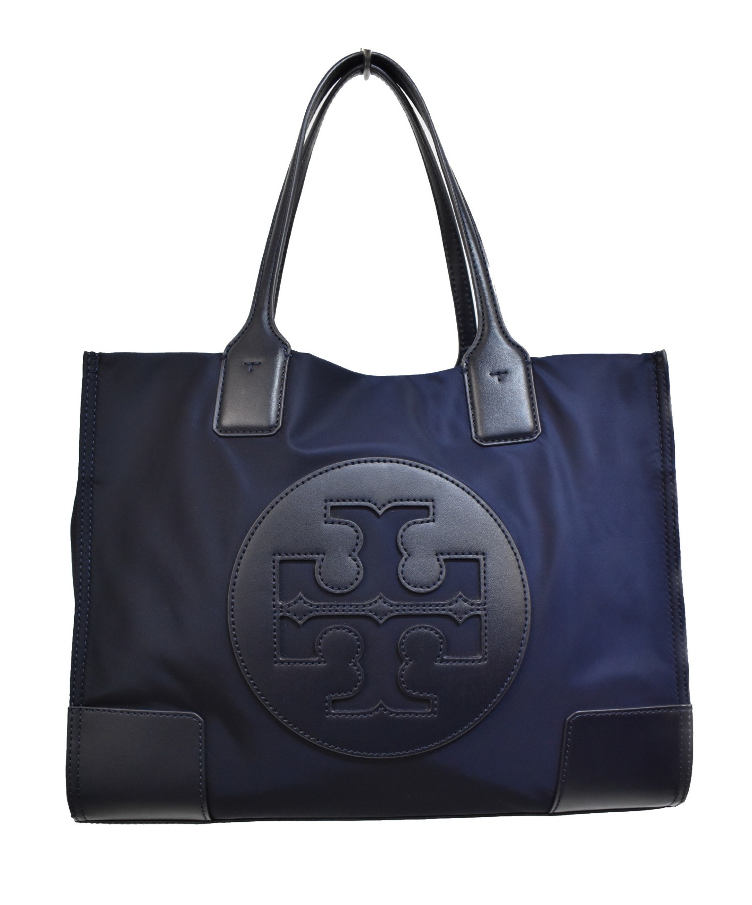 TORY BURCH エラトート ナイロン レザー トートバッグ ハンドバッグ