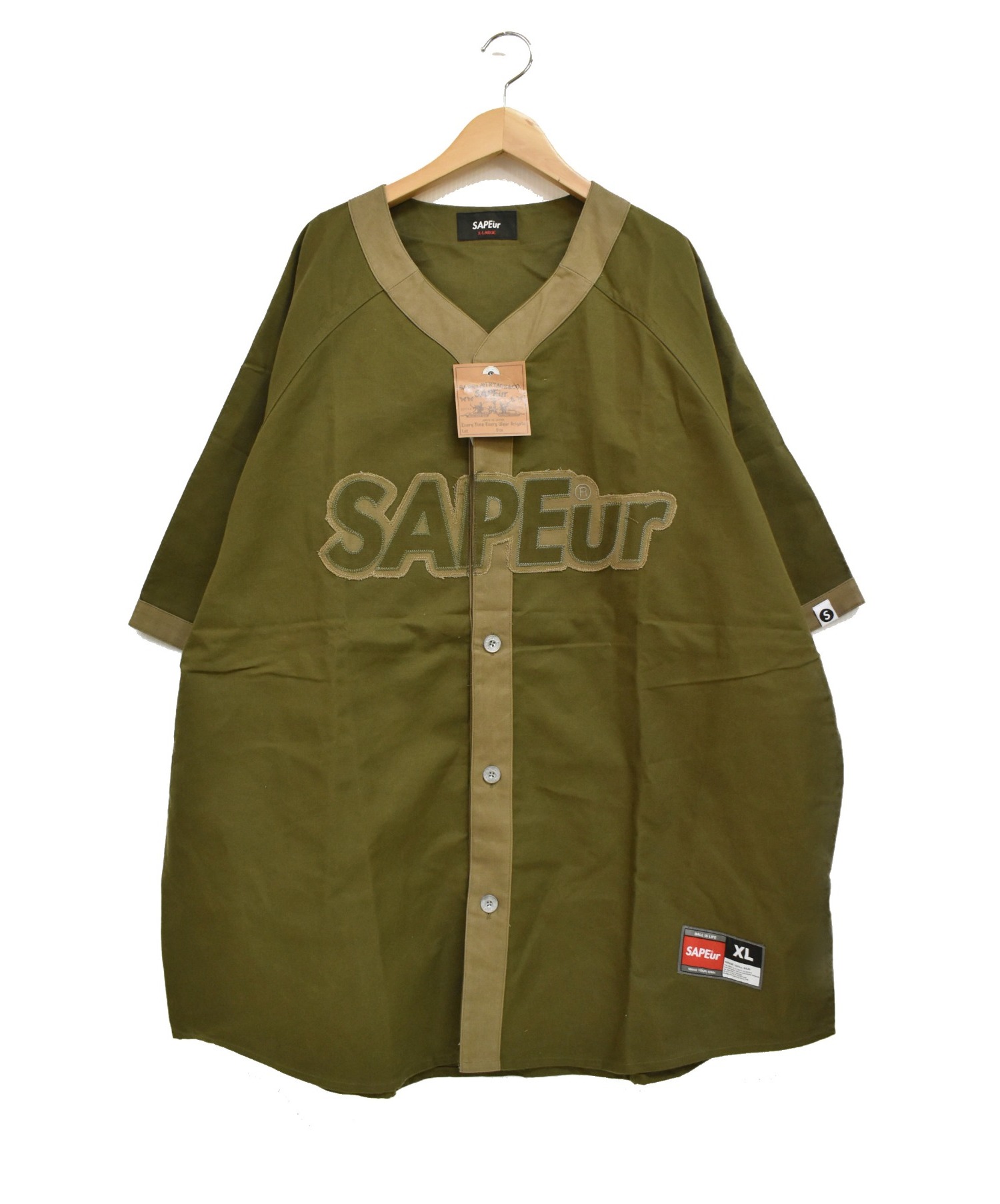 SAPEur パッチワークシャツ 高質 - fazendadoretiro.com.br