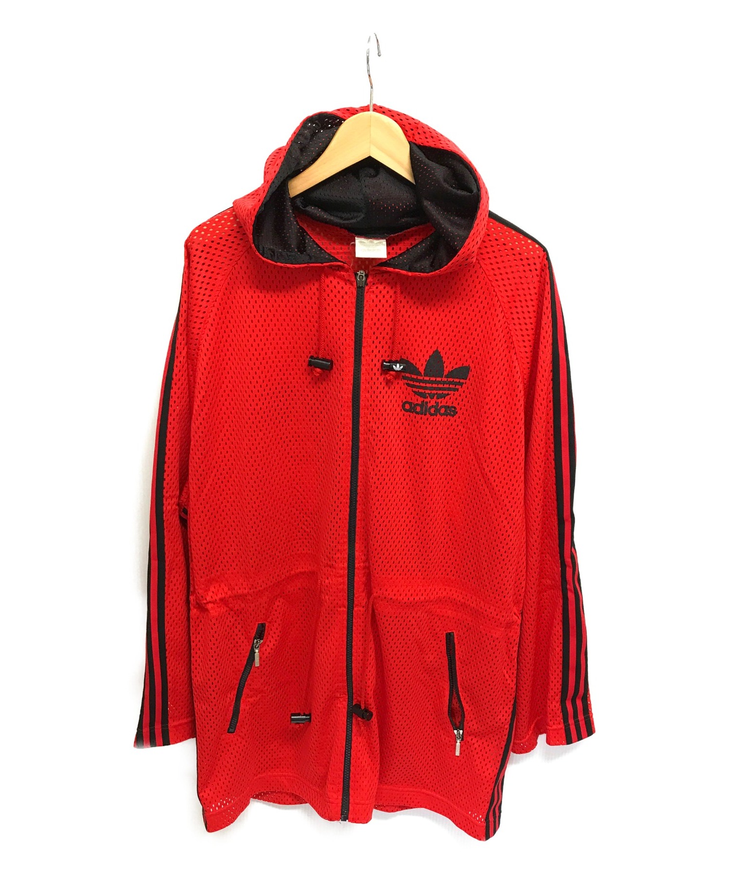 中古 古着通販 Adidas アディダス 90 Sメッシュパーカー レッド サイズ L O ブランド 古着通販 トレファク公式 Trefac Fashion