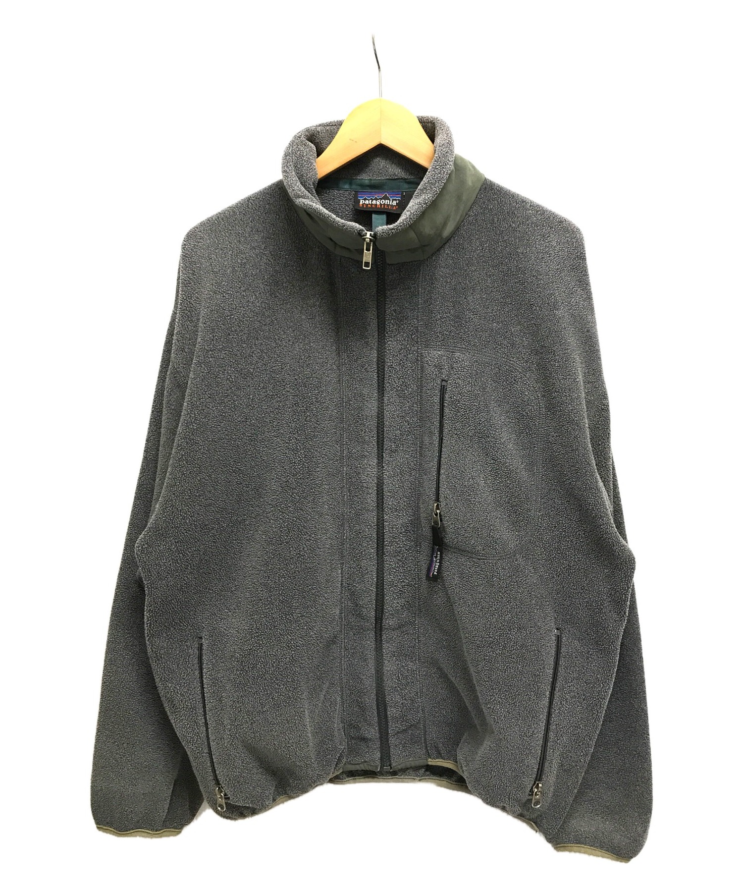 【中古・古着通販】Patagonia (パタゴニア) 98年製/シンチラフリースジャケット グレー サイズ:1｜ブランド・古着通販 トレファク