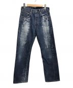 LEVI'S VINTAGE CLOTHINGリーバイス ビンテージ クロージング）の古着「501ペンキ加工デニムパンツ」｜インディゴ