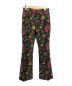 TOGA ARCHIVES（トーガアーカイブス）の古着「POLYESTER WOOL PRINT SLACKS」｜ブラック×パープル