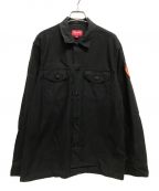 SUPREMEシュプリーム）の古着「14AW Army Protect and Serve SHIRT」｜ブラック