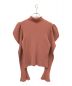 HER LIP TO（ハーリップトゥ）の古着「Volume Sleeve Rib Knit Top」｜ピンク