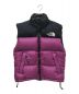 THE NORTH FACE（ザ ノース フェイス）の古着「90's ヌプシダウンベスト」｜パープル×ブラック