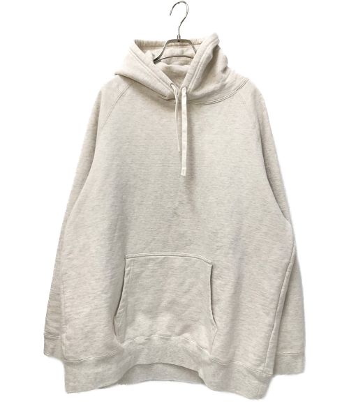 Snow peak（スノーピーク）Snow peak (スノーピーク) RECYCLED COTTON SWEAT HOODIE アイボリー サイズ:Lの古着・服飾アイテム