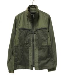 G-STAR RAW（ジースターロゥ）の古着「FABRIC MIX OVERSHIRT」｜オリーブ