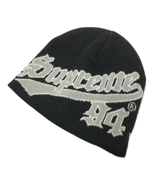 New Era（ニューエラ）New Era (ニューエラ) SUPREME (シュプリーム) Script Beanie ブラック サイズ:下記参照の古着・服飾アイテム