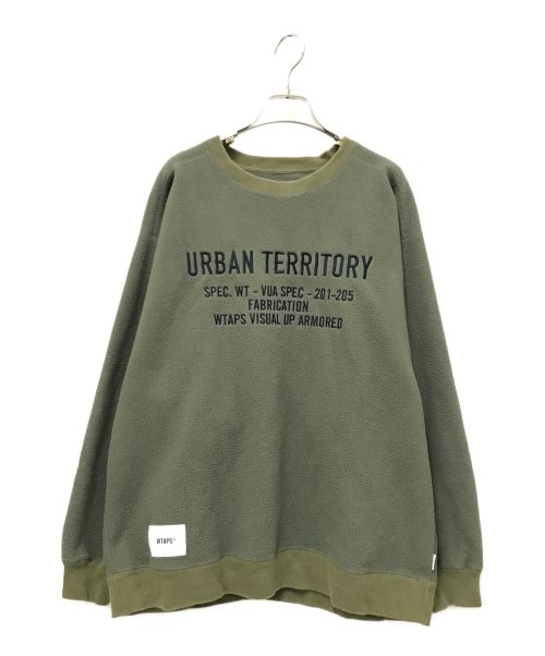 WTAPS（ダブルタップス）WTAPS (ダブルタップス) CRUCIBLE CREW NECK カーキ サイズ:X03の古着・服飾アイテム