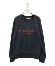 BURBERRY（バーバリー）の古着「ロゴ刺繍スウェット」｜グレー