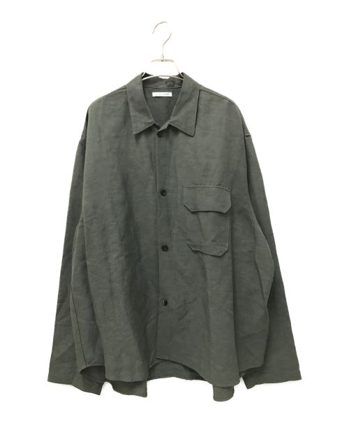 CLANE HOMME（クラネ オム）CLANE HOMME (クラネ オム) リネンシャツ オリーブ サイズ:1の古着・服飾アイテム