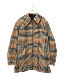 PENDLETON（ペンドルトン）の古着「リバーシブルウールジャケット」｜ベージュ×ネイビー