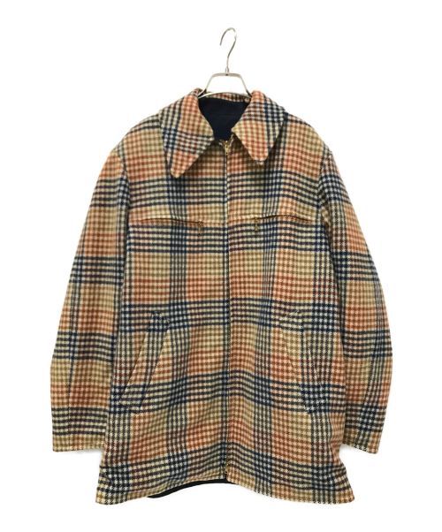 PENDLETON（ペンドルトン）PENDLETON (ペンドルトン) リバーシブルウールジャケット ベージュ×ネイビー サイズ:下記参照の古着・服飾アイテム