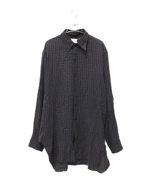 NICENESS（ナイスネス）NICENESS (ナイスネス) MILLER SHIRTS パープル サイズ:Lの古着・服飾アイテム