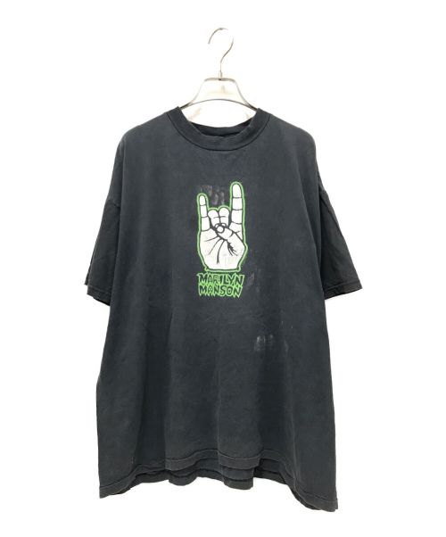 WINTERLAND（ウィンターランド）WINTERLAND (ウィンターランド) 90's MARILYN MANSON プリントTシャツ ブラック サイズ:XLの古着・服飾アイテム