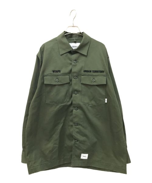 WTAPS（ダブルタップス）WTAPS (ダブルタップス) BUDS LS COTTON TWILL オリーブ サイズ:X02の古着・服飾アイテム