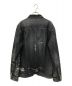 SEQUEL (シークエル) FRAGMENT DESIGN (フラグメント デザイン) DAMAGE DENIM JACKET ブラック サイズ:L：32800円