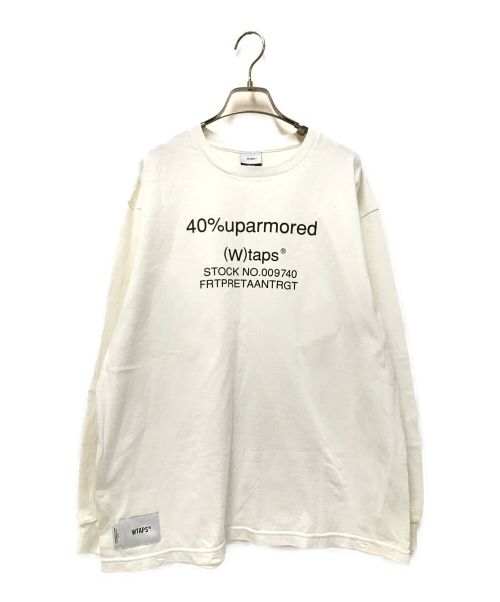 WTAPS（ダブルタップス）WTAPS (ダブルタップス) 40PCT UPARMORED L/S TEE ホワイト サイズ:X01の古着・服飾アイテム