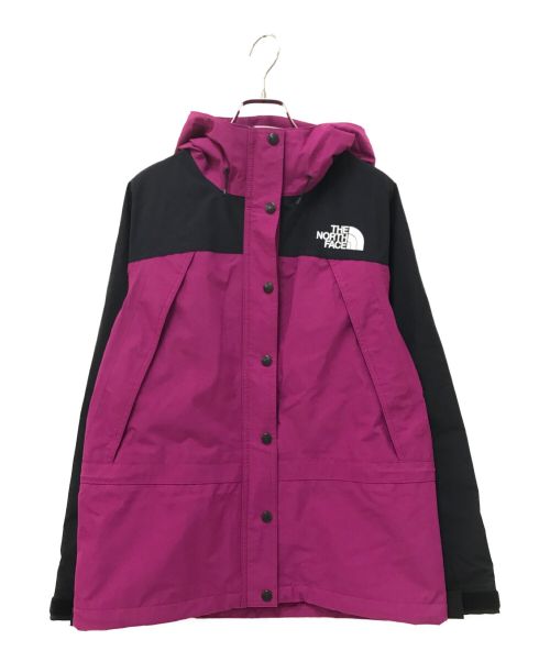 THE NORTH FACE（ザ ノース フェイス）THE NORTH FACE (ザ ノース フェイス) マウンテンライトジャケット パープル×ブラック サイズ:Lの古着・服飾アイテム