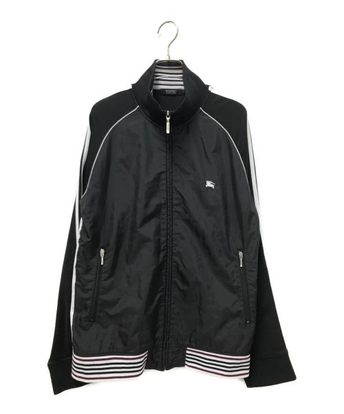 BURBERRY BLACK LABEL（バーバリーブラックレーベル）BURBERRY BLACK LABEL (バーバリーブラックレーベル) ナイロントラックジャケット ブラック サイズ:3の古着・服飾アイテム