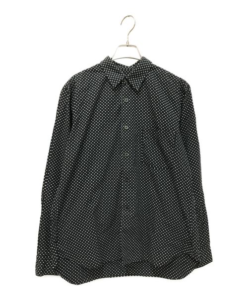 COMME des GARCONS BLACKMARKET（コムデギャルソンブラックマーケット）COMME des GARCONS BLACKMARKET (コムデギャルソンブラックマーケット) ドット柄シャツ ブラック×ホワイト サイズ:Mの古着・服飾アイテム